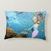 De wereldberoemde pop zeemeermin accent kussen (Achterkant)