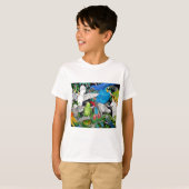 De werelddelen t-shirt (Voorkant volledig)