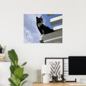 De wereldkattenbeweging overnemen poster (Thuiskantoor)