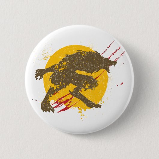 De Werewolf-Button Ronde Button 5,7 Cm (Voorkant)