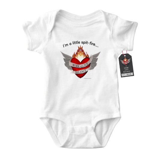 De WERK LIEFDE BALANS Spit-fire Romper