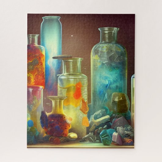 De werkbare Fantasy van de alchemicus Legpuzzel (Verticaal)