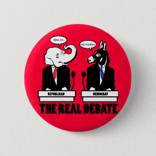 De werkelijke Button van het debat