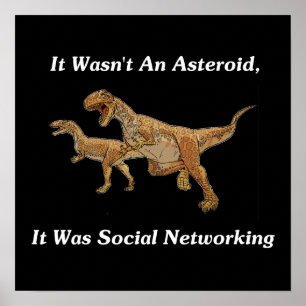 De werkelijke oorzaak van het uitsterven van dinos poster