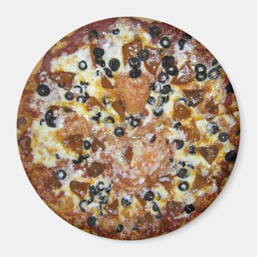 De werken Pizza Magneet (Voorkant)