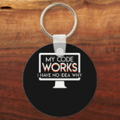 De werken van de code ik heb geen idee waarom Prog Sleutelhanger (Voorkant)