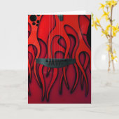 De Werken van de gitaar Kaart (Gele Bloem)