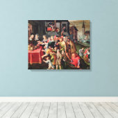 De werken van Mercy Canvas Afdruk (Insitu (Houten vloer))