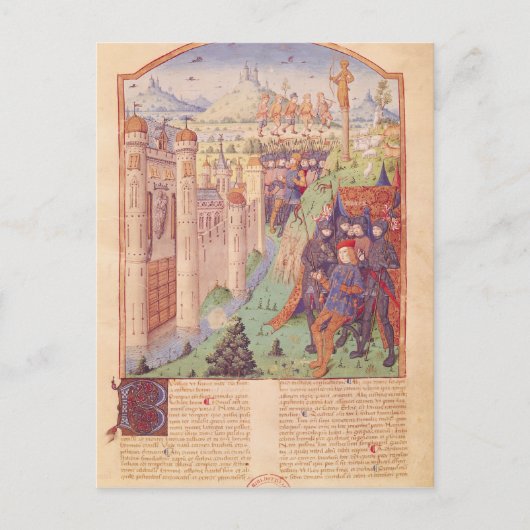 De werken van Virgil met commentaar van Servius Briefkaart (Voorkant)