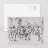 De werklozen in Londen Briefkaart (Voorkant / Achterkant)