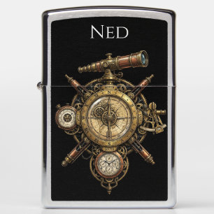 De werkplaats van de navigator — Steampunk kompasr
