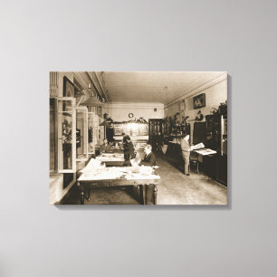 De werkplaats van Faberge (foto) Canvas Afdruk