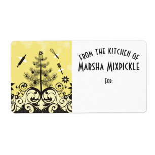 De werktuigen van de engel van de keuken van het etiket