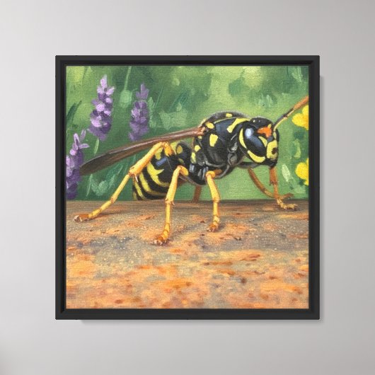 De Wesp Canvas Afdruk (Voorkant)