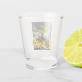 De wespenvrouw schoot glas (Achterkant)