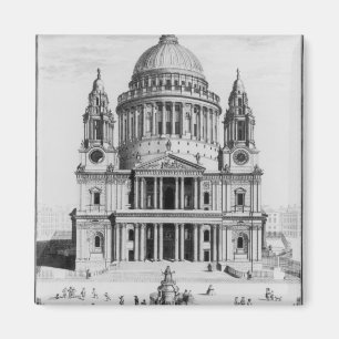 De West Prospect van de Kathedraal van St. Paul Magneet