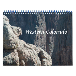 De westerne Kalender van de Foto van Colorado