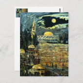 De Westerne muur in Jeruzalem Briefkaart (Voorkant / Achterkant)