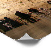 De Westerne muur, Jeruzalem Poster (Hoek)