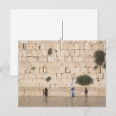 De Westerne muur (Kotel), Jeruzalem Briefkaart (Voorkant / Achterkant)
