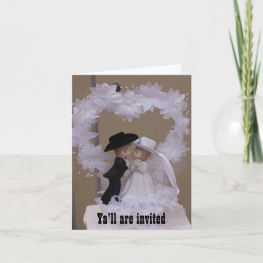 De westerne Uitnodiging van het Huwelijk (Voorkant)