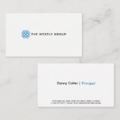 De Westly Group Visitekaartje (Voorkant / Achterkant)
