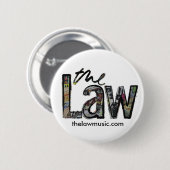 De wet - Logo - badge Ronde Button 5,7 Cm (Voorkant /achterkant)