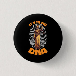 De wet staat in het DNA van de advocaat Ronde Button 3,2 Cm