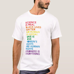 De wetenschap in nood is echt zwart, LGBT-materiaa T-shirt