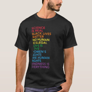 De wetenschap in nood is echt zwart, LGBT-materiaa T-shirt