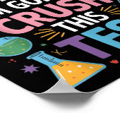 De wetenschap zegt dat ik deze test van de leraar  poster (Hoek)