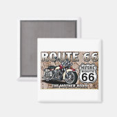 **DE WETTELIJKE ROUTE 66** MAGNEET (Voorkant / Achterkant)