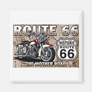 **DE WETTELIJKE ROUTE 66** MAGNEET