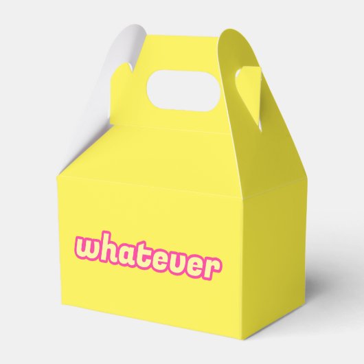 De 'Whatever' Kunst Bedankdoosjes (Voorkant Zijde)