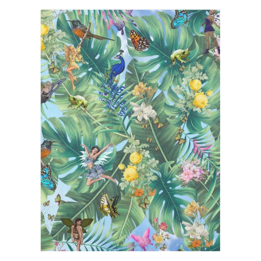 De Whimsical Fantasy World Tafelkleed (Voorkant)