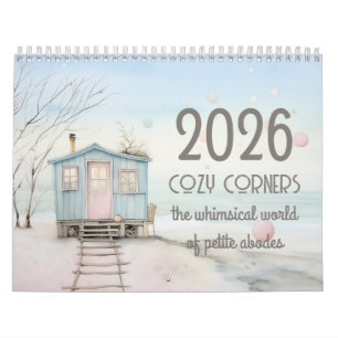De Whimsical Wereld van Kleine Woningen Kalender