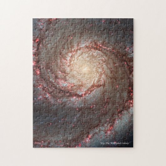 De Whirlpool Galaxy Legpuzzel (Verticaal)