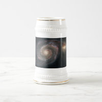 De Whirlpool Galaxy M51 & Companion in de ruimte