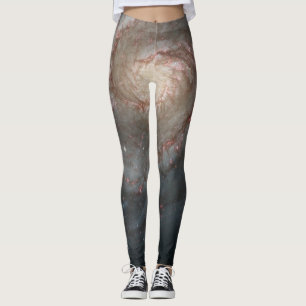 De Whirlpool Galaxy M51 & Companion in de ruimte Leggings