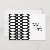 De Whittier-aankondiging Save The Date (Achterkant)