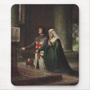 De Widmung (Middeleeuwse Ridder en Zijn Dame) Muismat