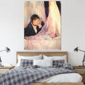 De wieg, beroemd schilderij, canvas afdruk (Insitu (Slaapkamer))