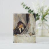 De wieg van Berthe Morisot Briefkaart (Staand voorkant)