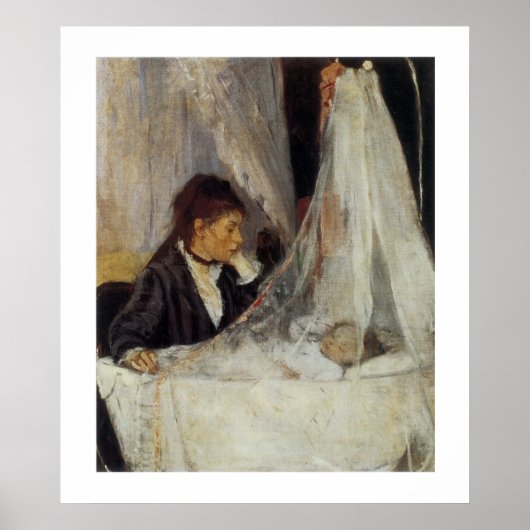 De wieg van Berthe Morisot Poster (Voorkant)