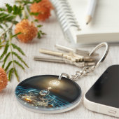 De Wieg van het Leven_Digitale Kunst Sleutelhanger (Voorkant Rechts)