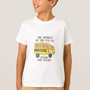 DE WIELEN OP DE BUS T-SHIRT