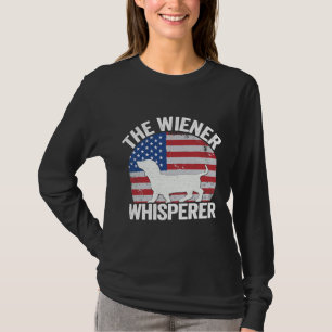 De Wiener Whisperer Dachshund Dog T-shirt