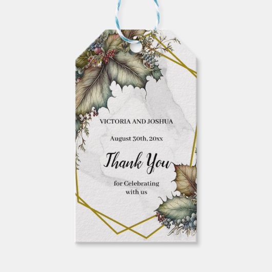 De Wijngaard Cadeaulabel (Voorkant)