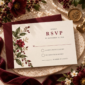 De Wijngaard RSVP Kaartje