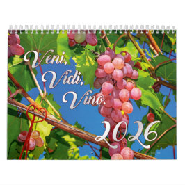 De wijnkalender 2026 - Veni, Vidi, Vino Kalender